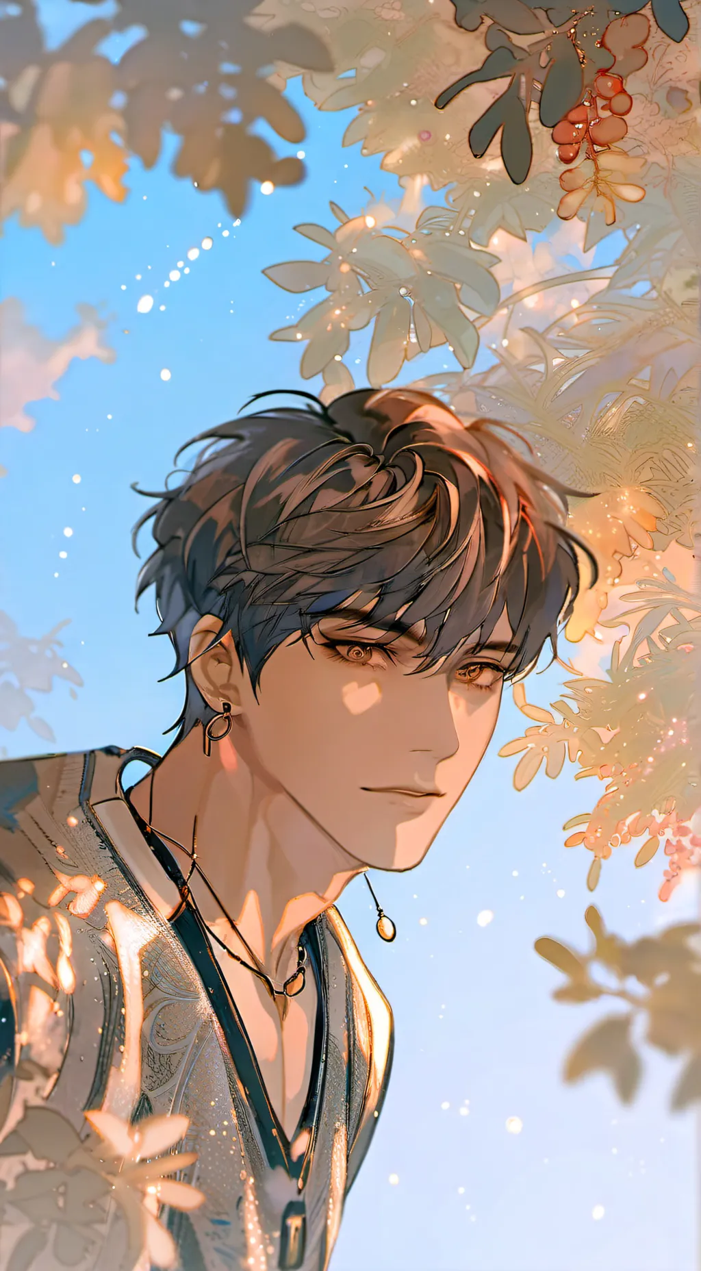 ai character: Changbin(skz) background