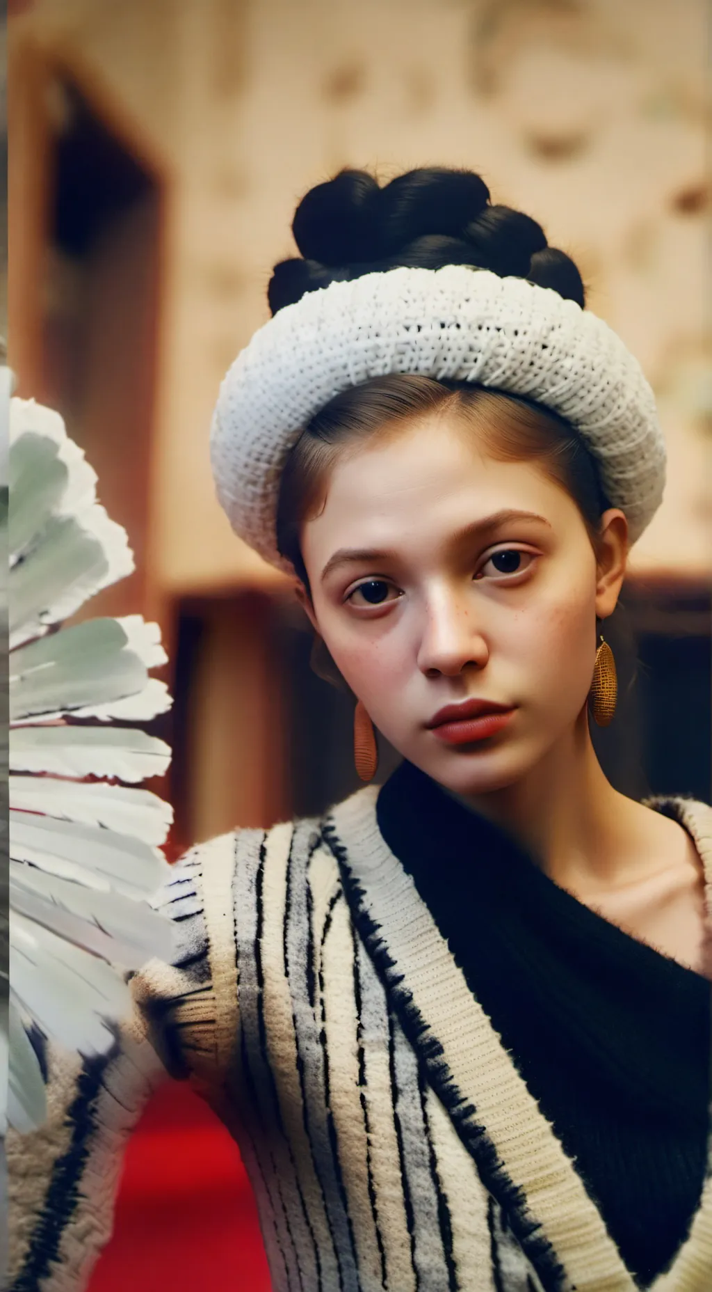 ai character: cousine  background