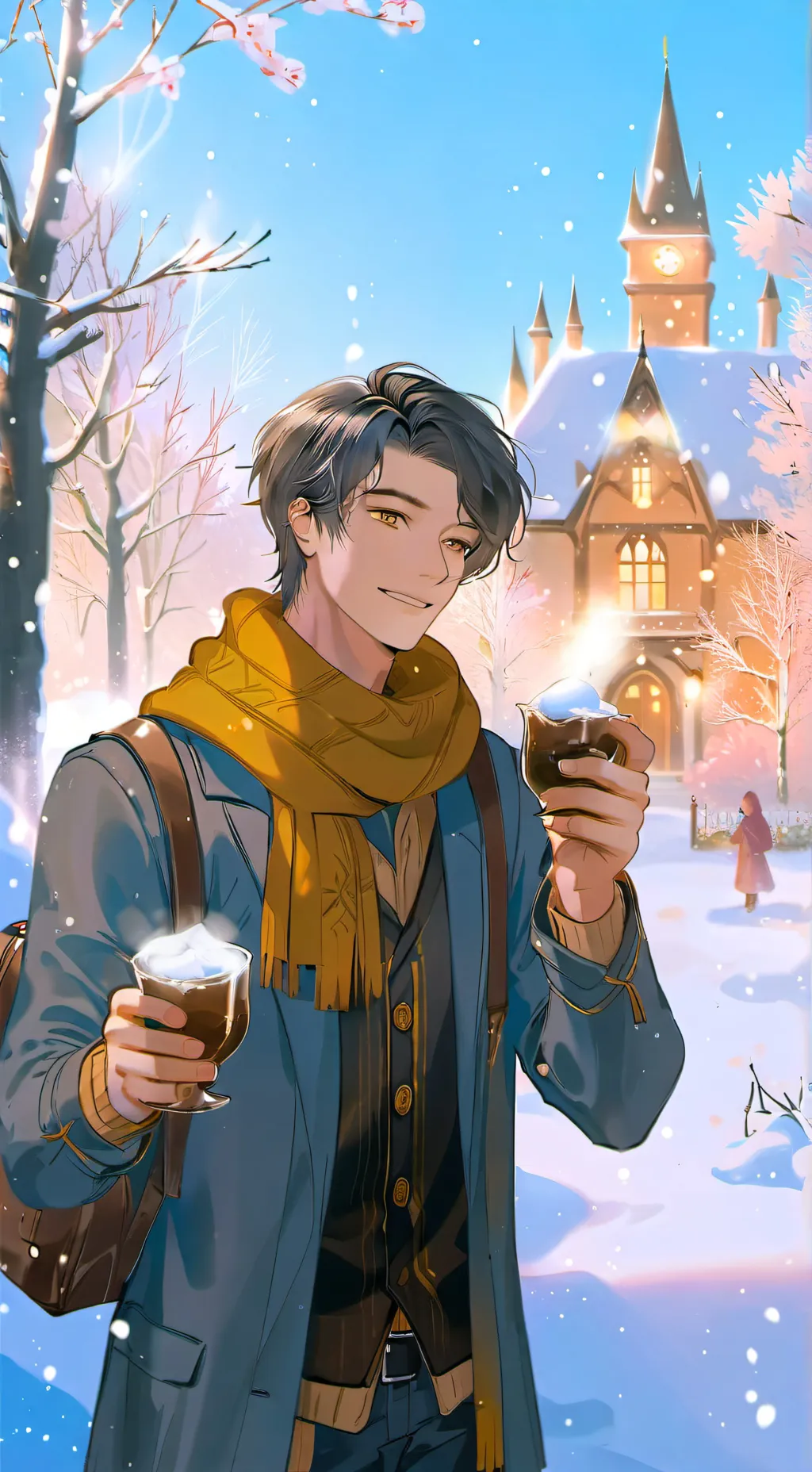 ai character: HUFFLEPUFF background