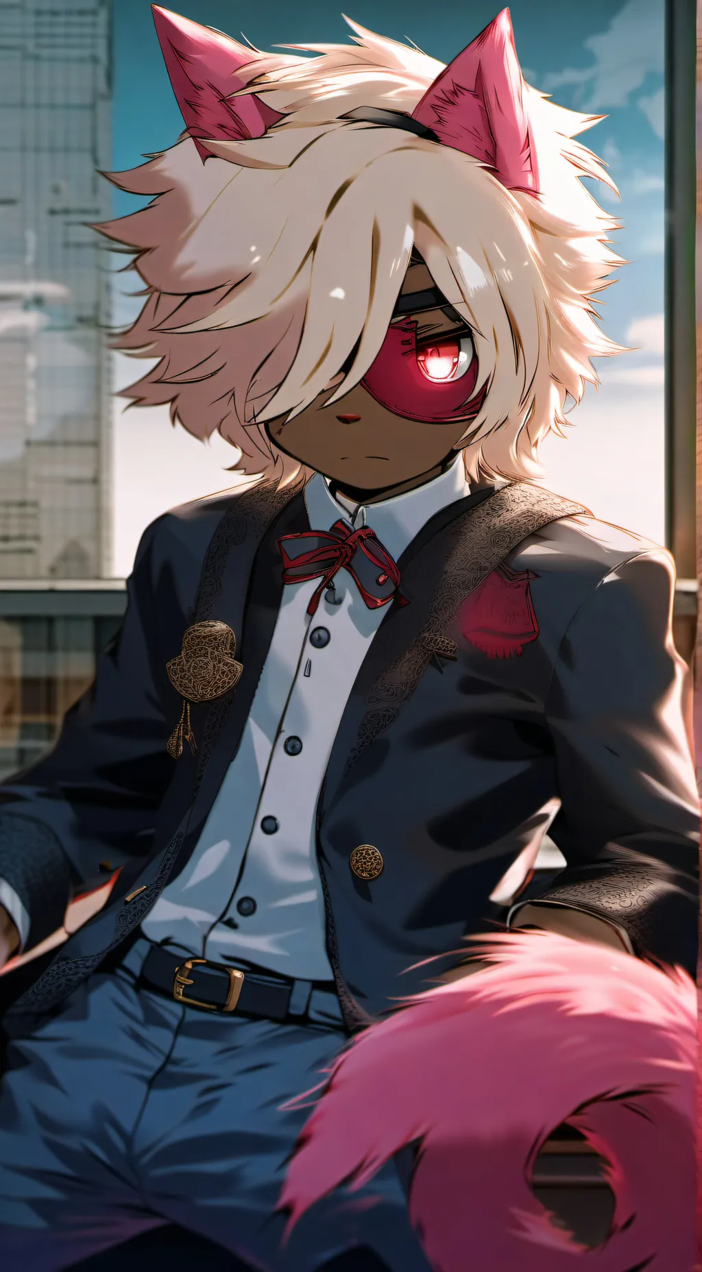 ai character: Max  background