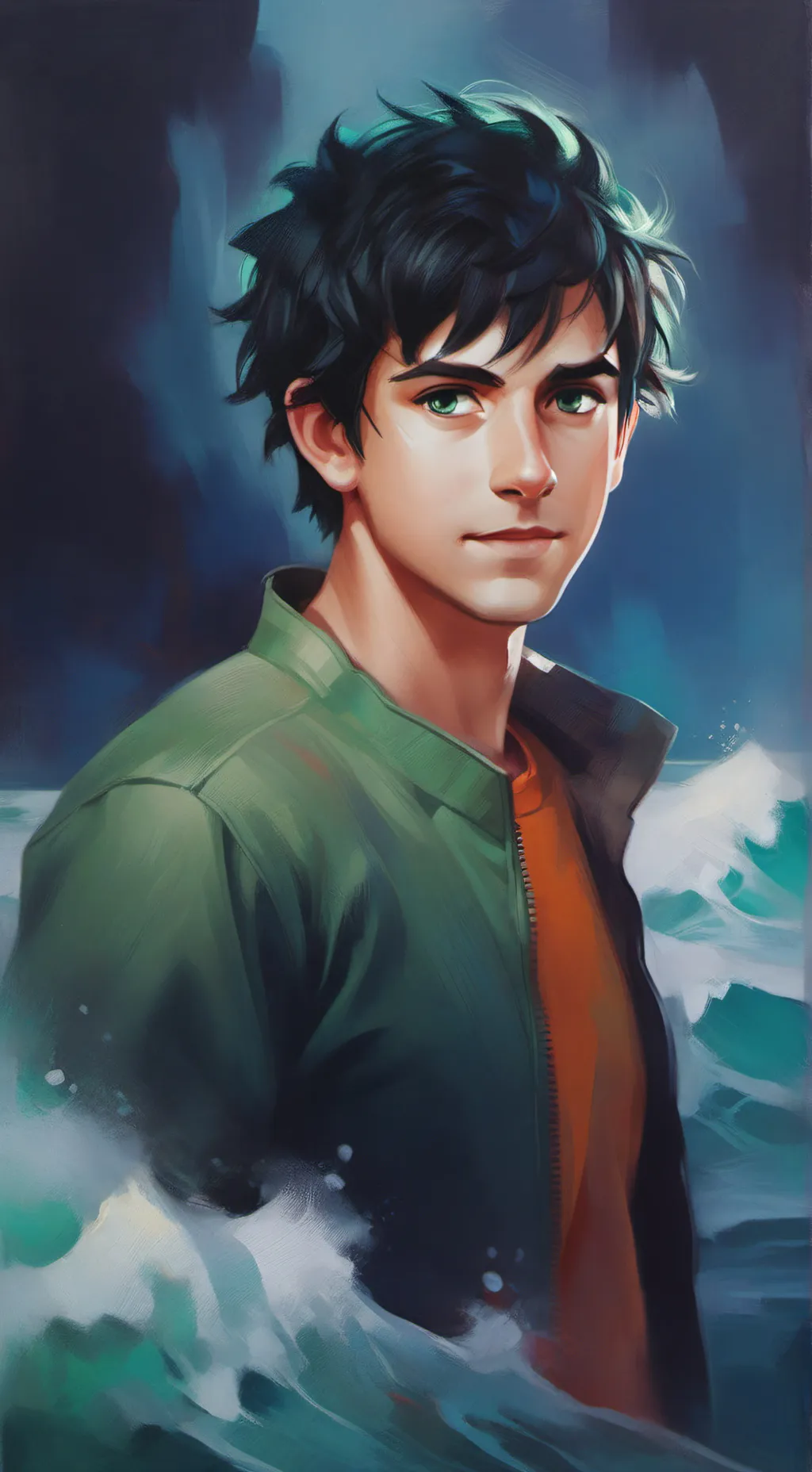 ai character: Percy Jackson  background