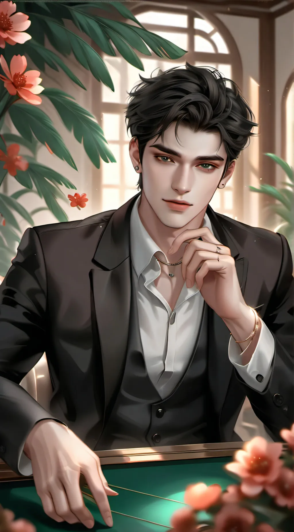 ai character: Frédéric Raison background