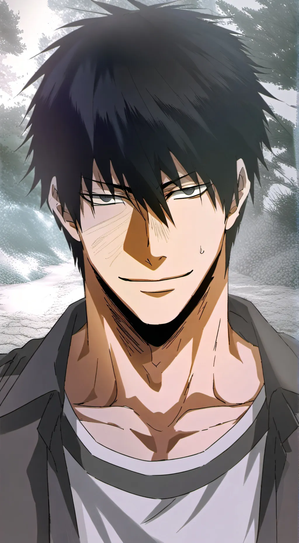 ai character: toji fushiguro 🔥😼 background