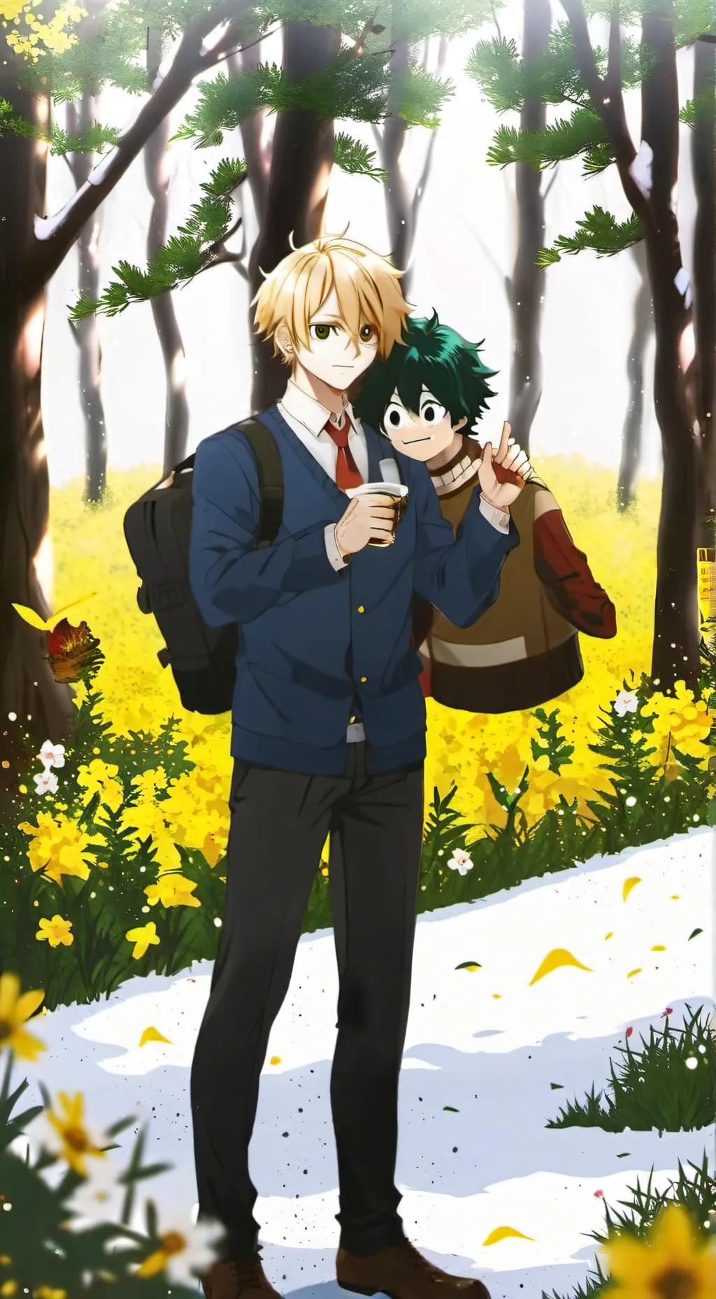 ai character: Mha period  background