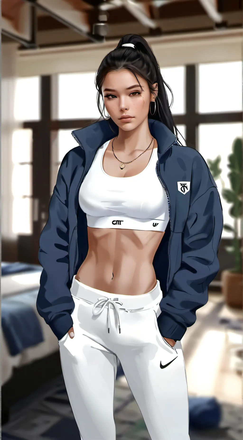 ai character: Eva background