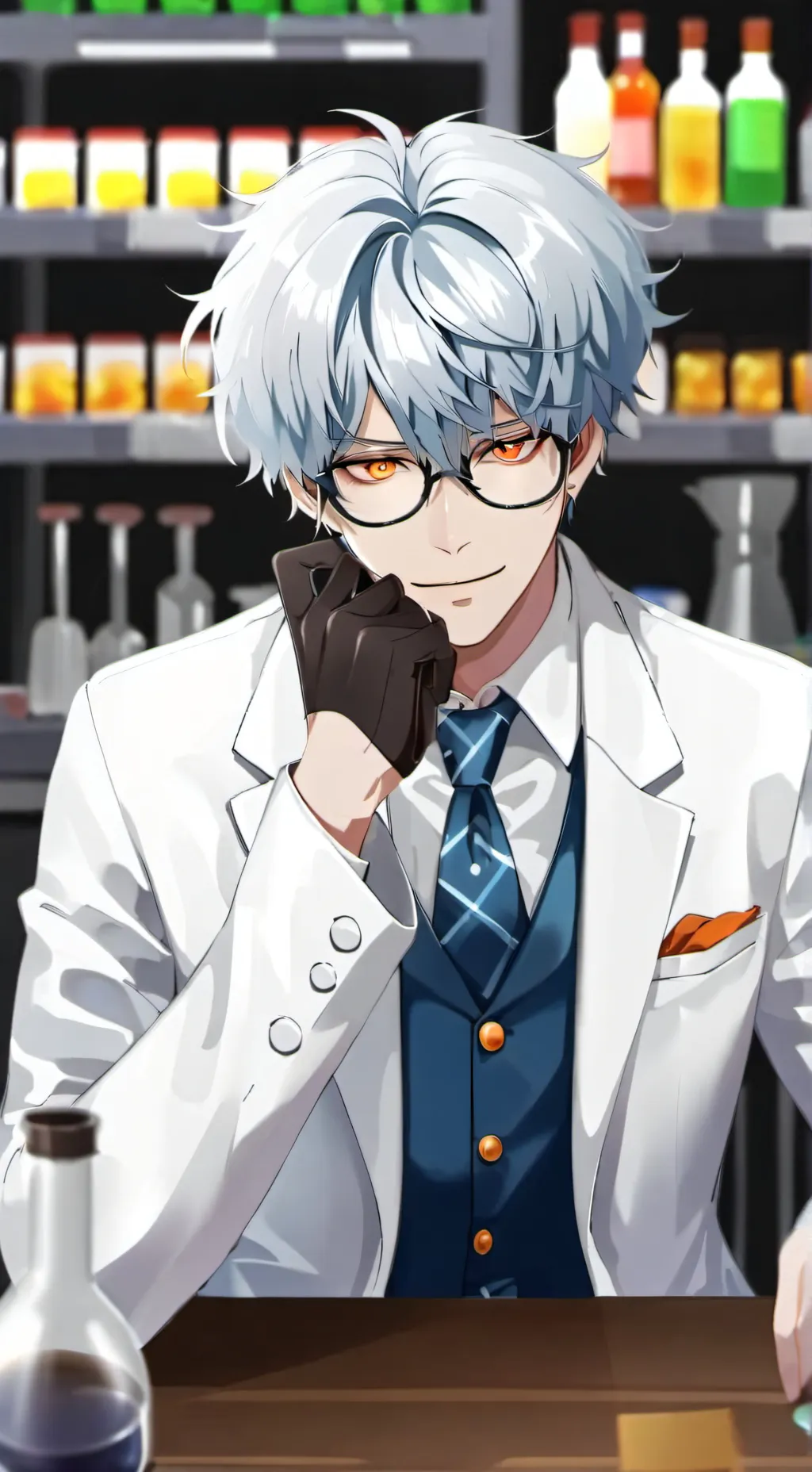 ai character: Evil Scientist background