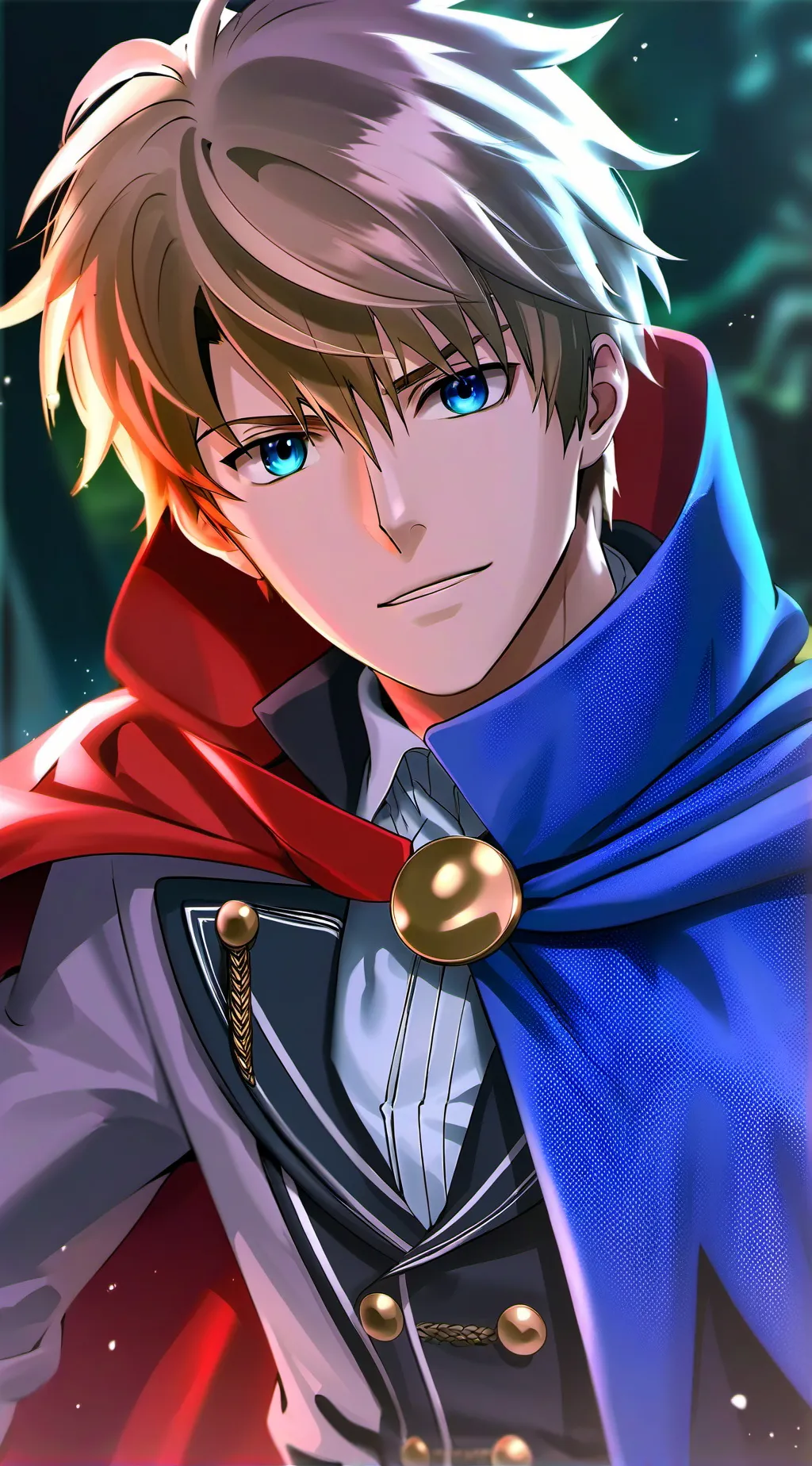 ai character: Bakugo Katsuki background
