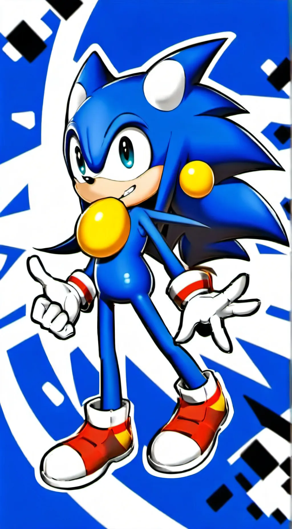 ai character: sonic background