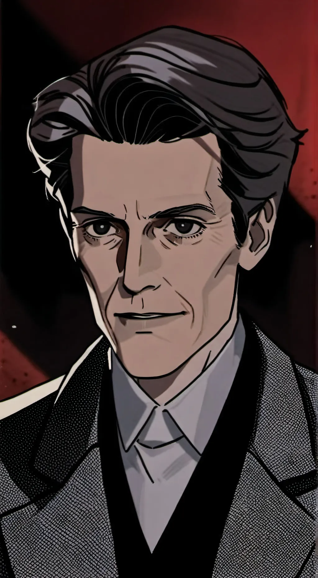 ai character: Willem dafoe background