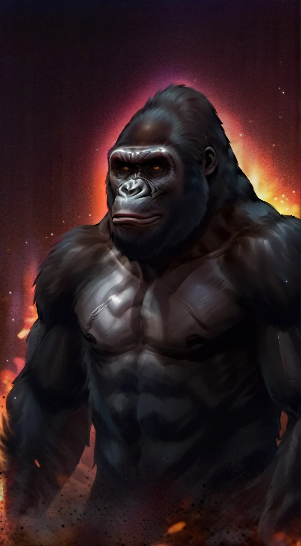 ai character: gorilla tag background