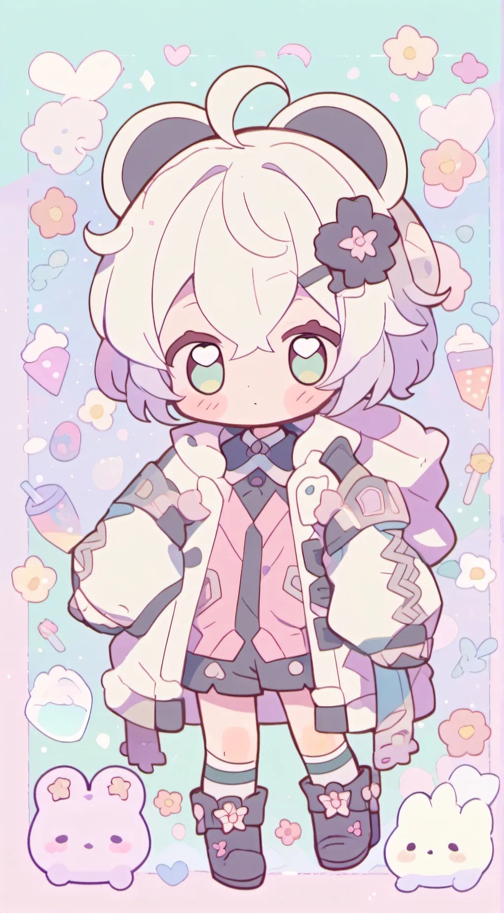 ai character: Sprunki saves u background