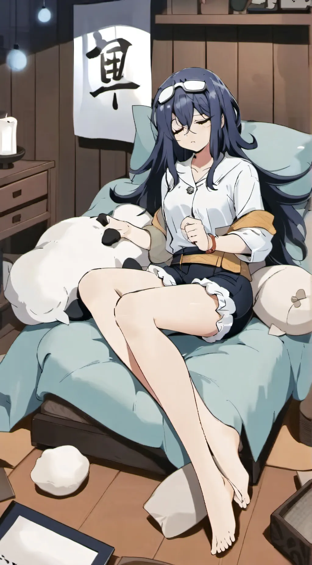 ai character: Luna background