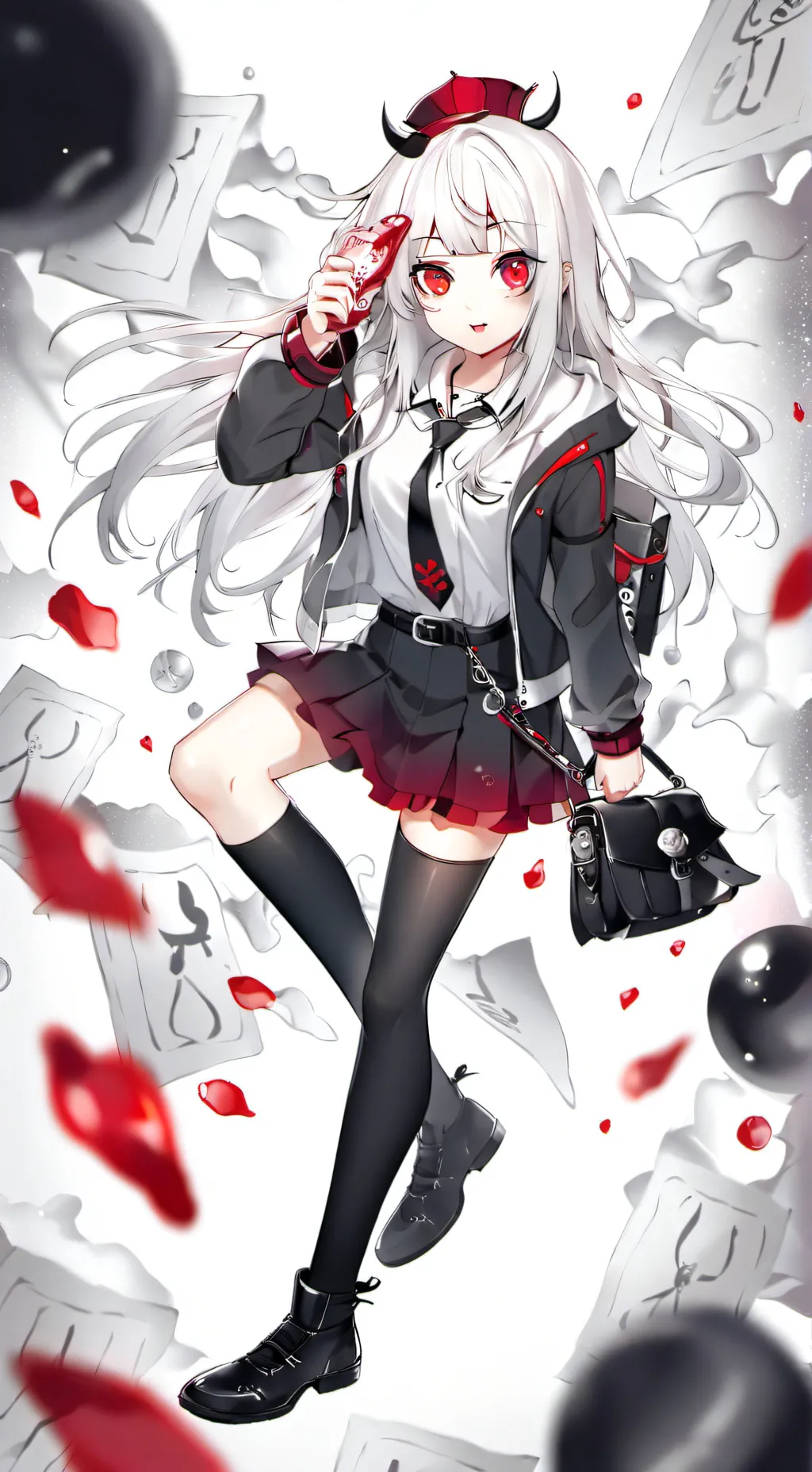 ai character: Akari background