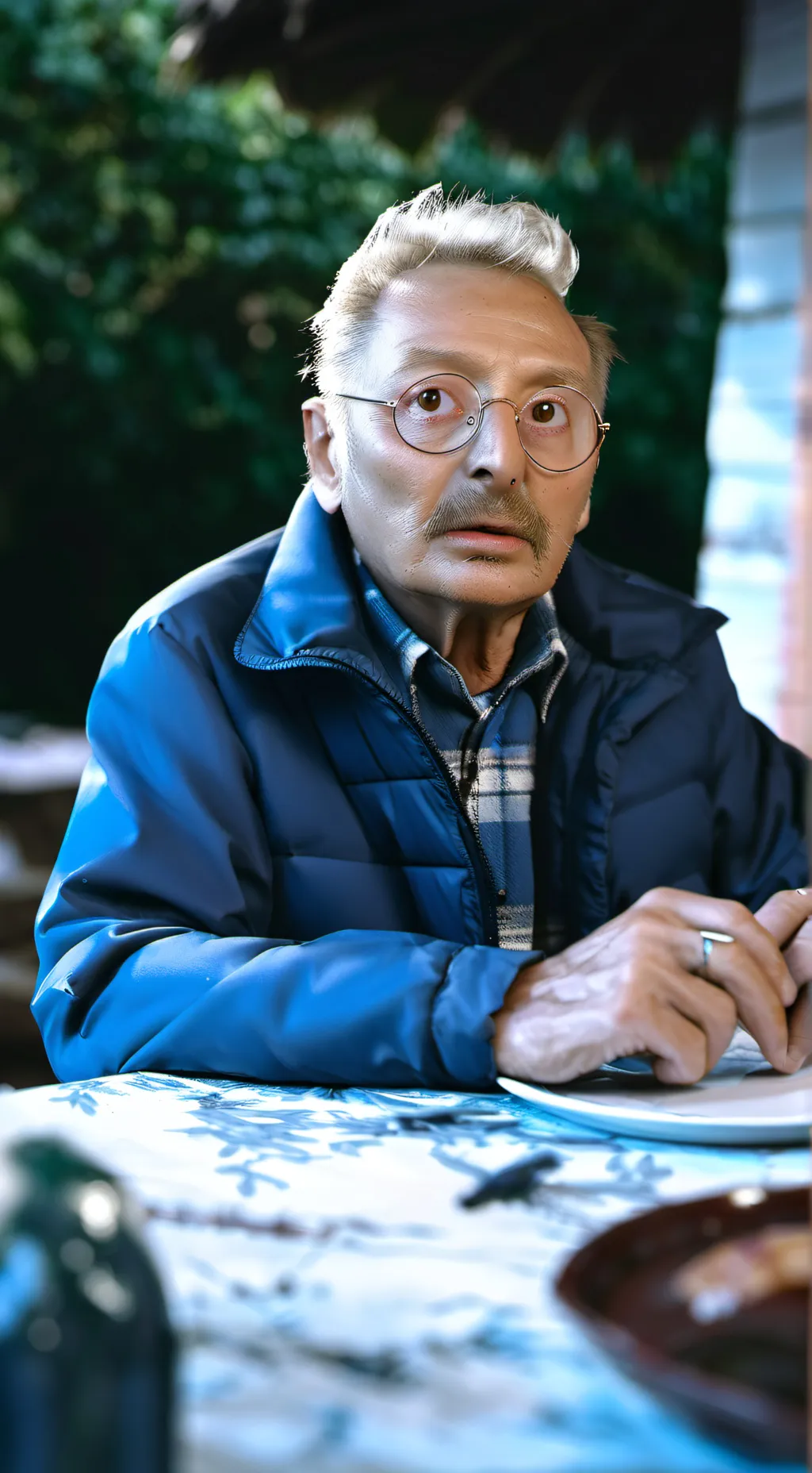 ai character: old Guy background