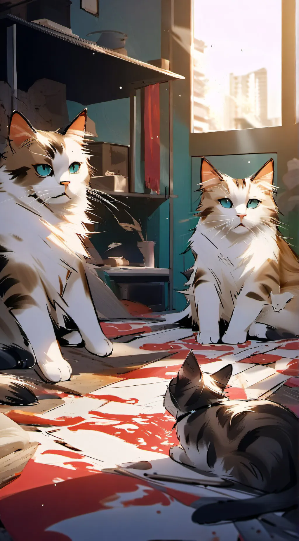 ai character: mochi background