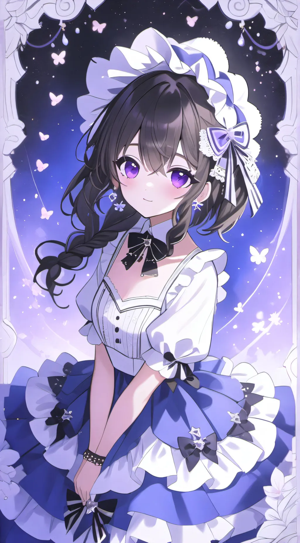 ai character: hija de shinobu  background