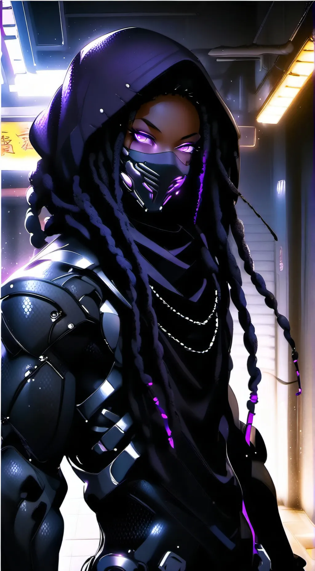ai character: Cybra background