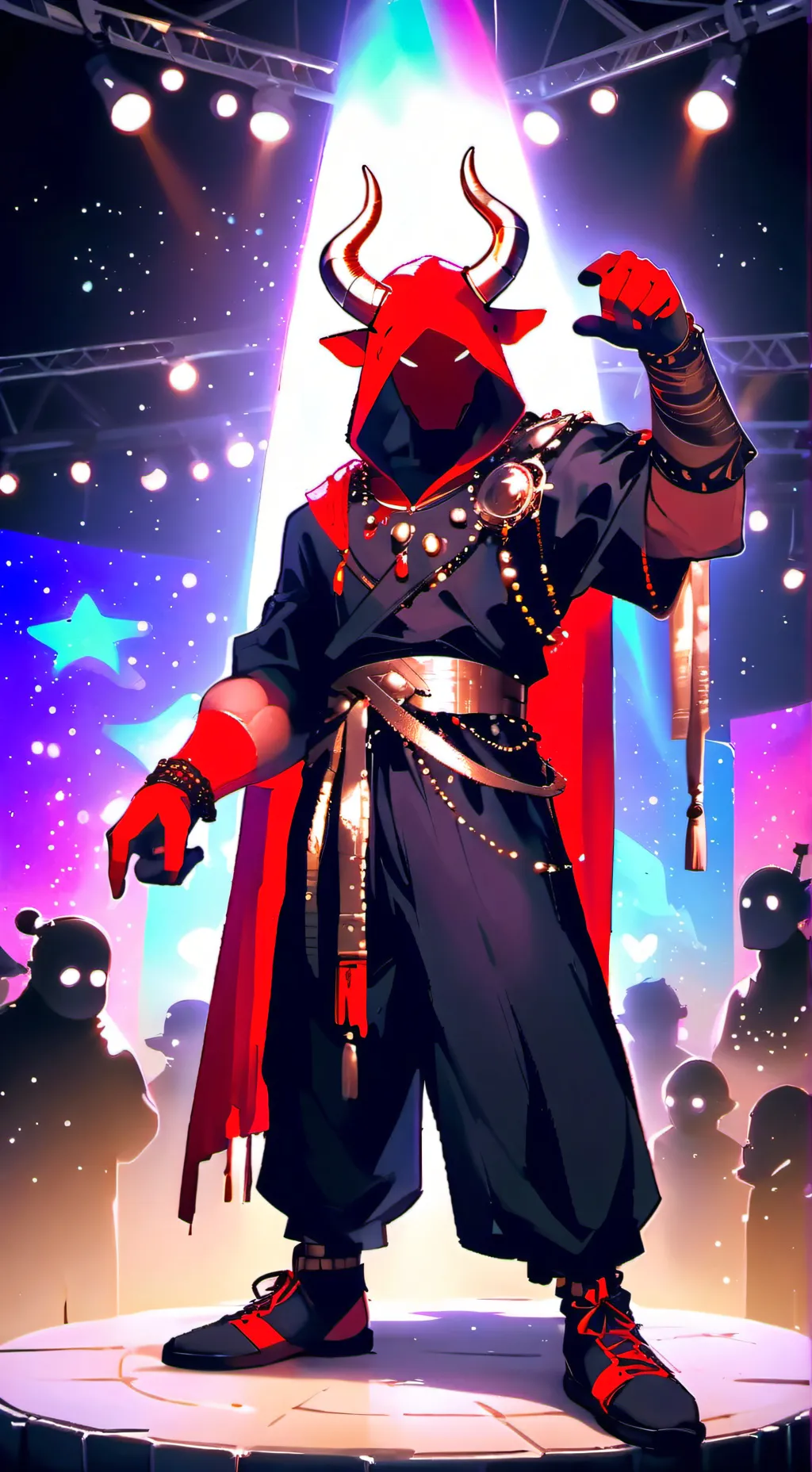 ai character: master of puppets  background