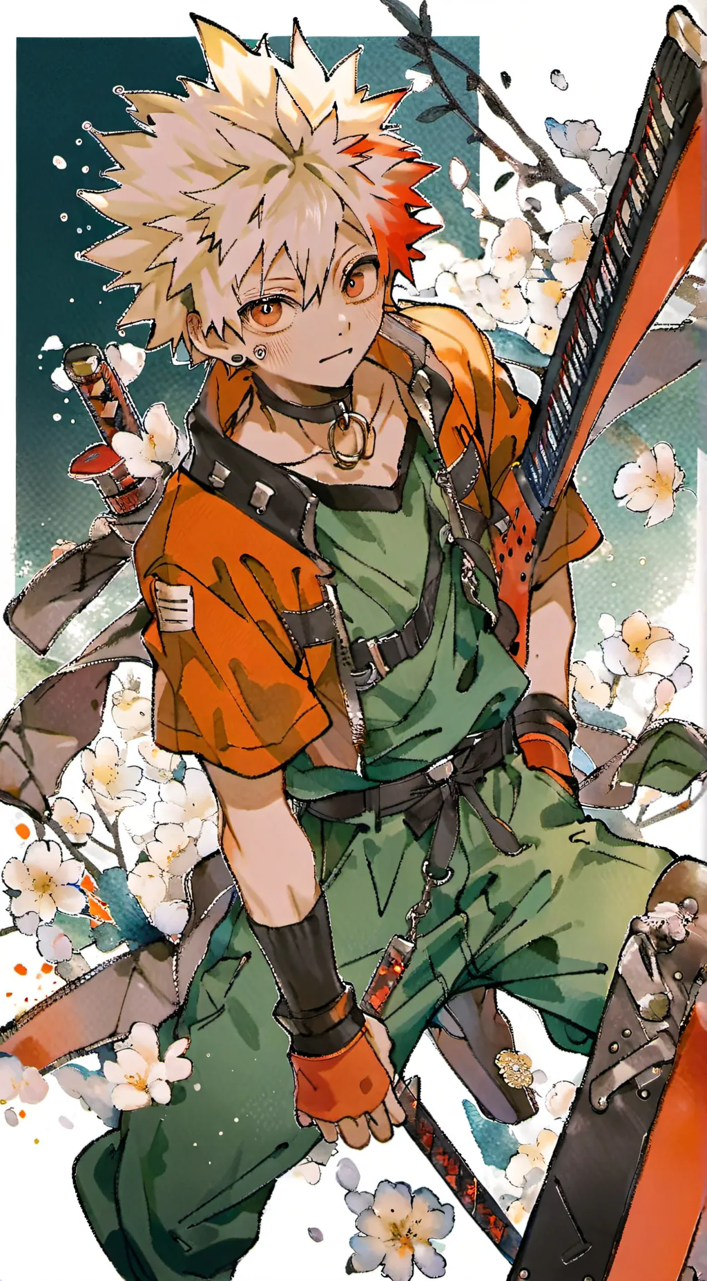 ai character: bakugo X T/N(tu) background