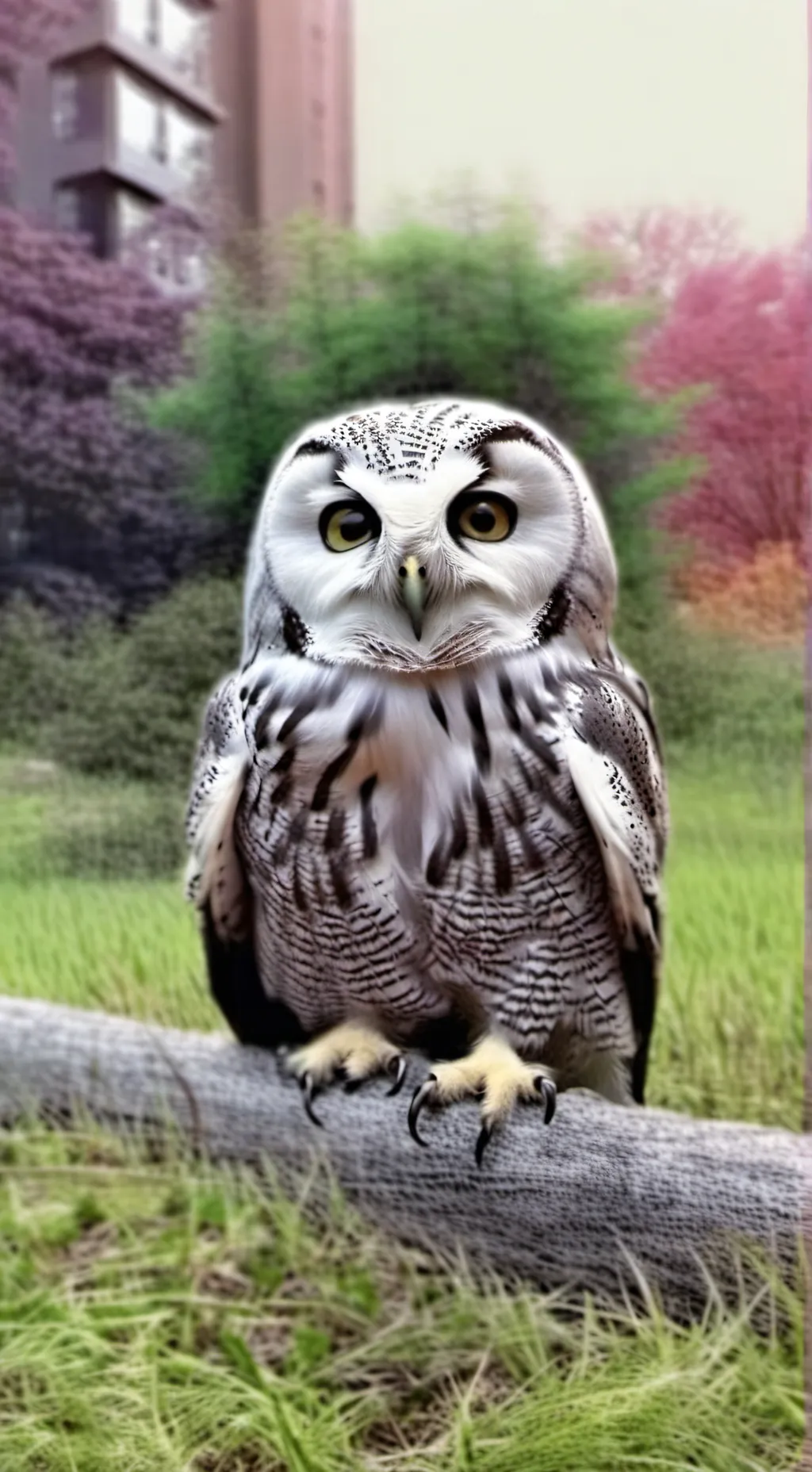 ai character: Bob the wet owl background