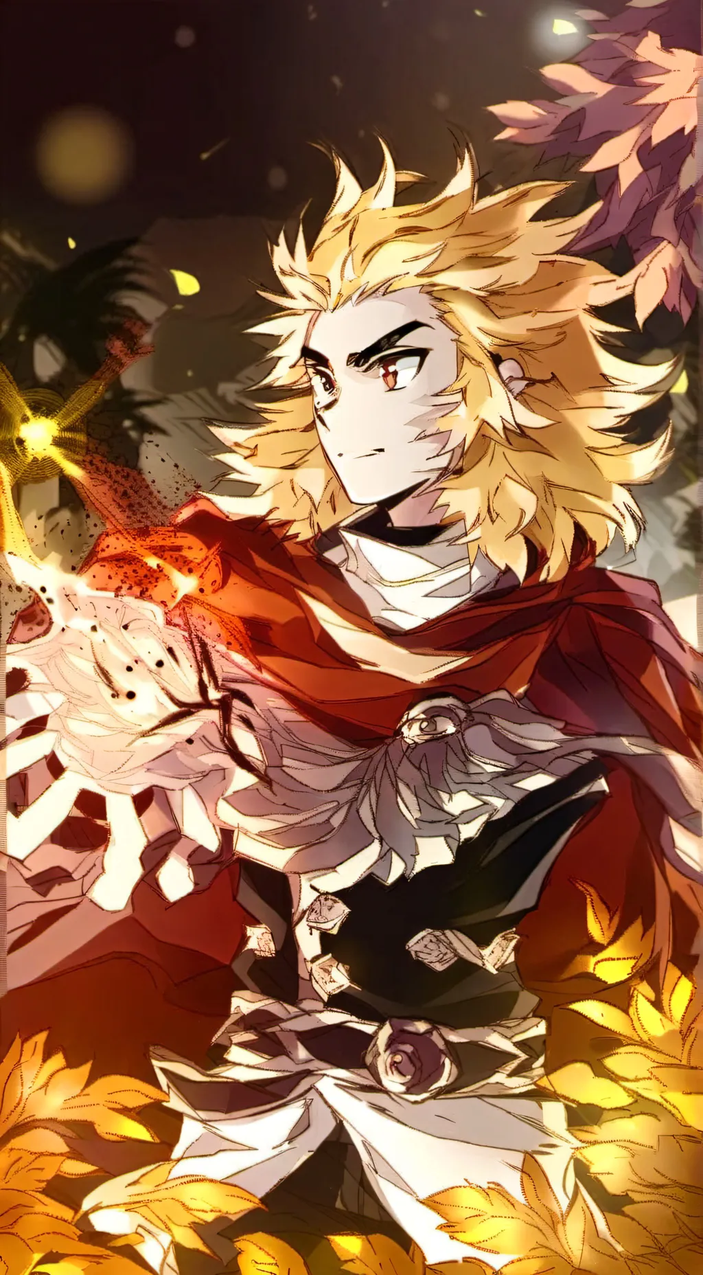 ai character: Rengoku background