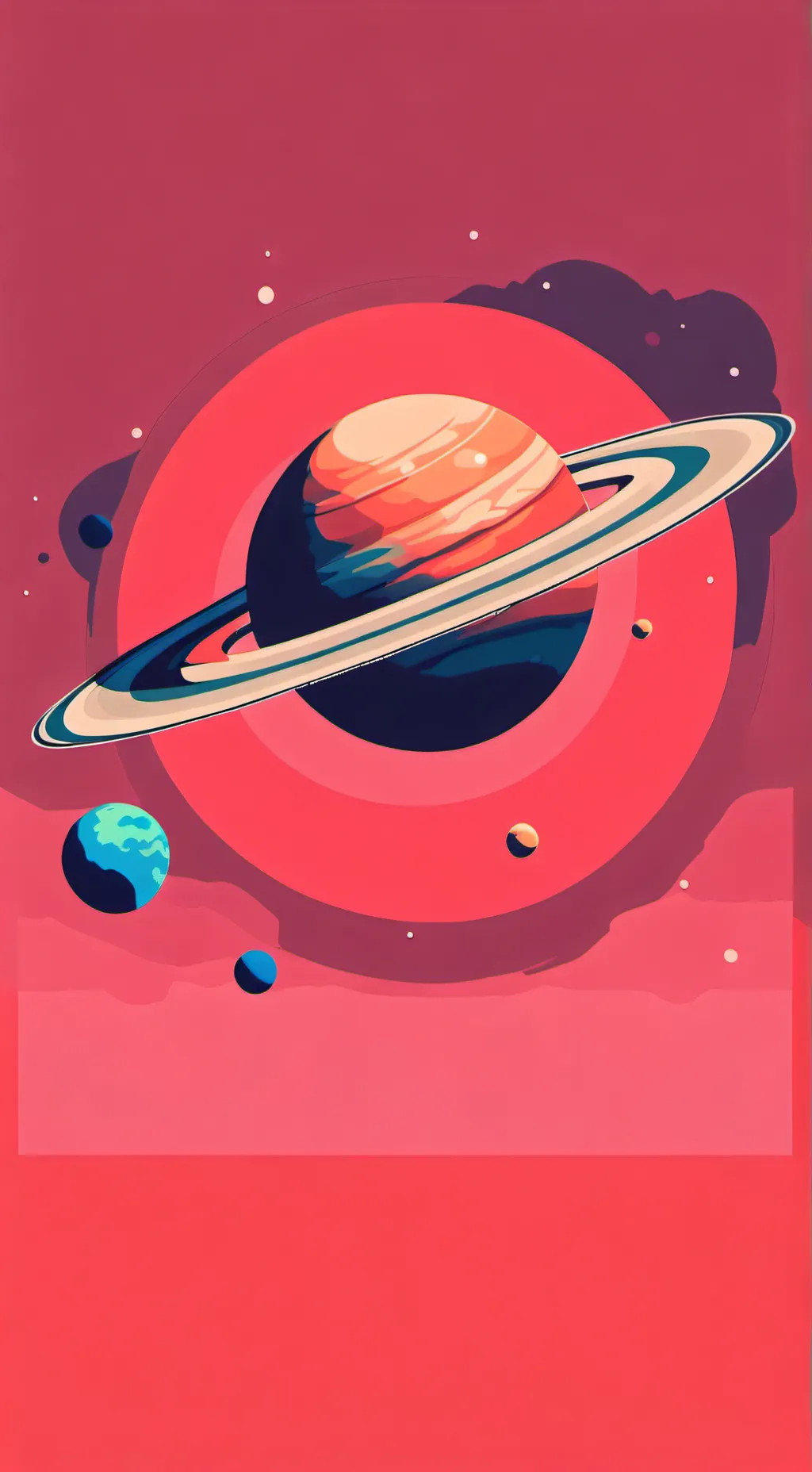 ai character: saturn background