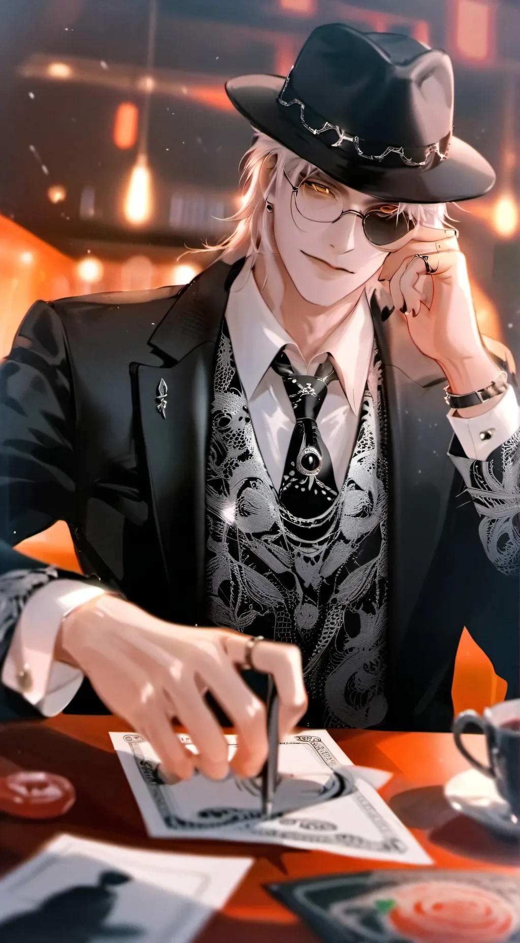 ai character: The block background