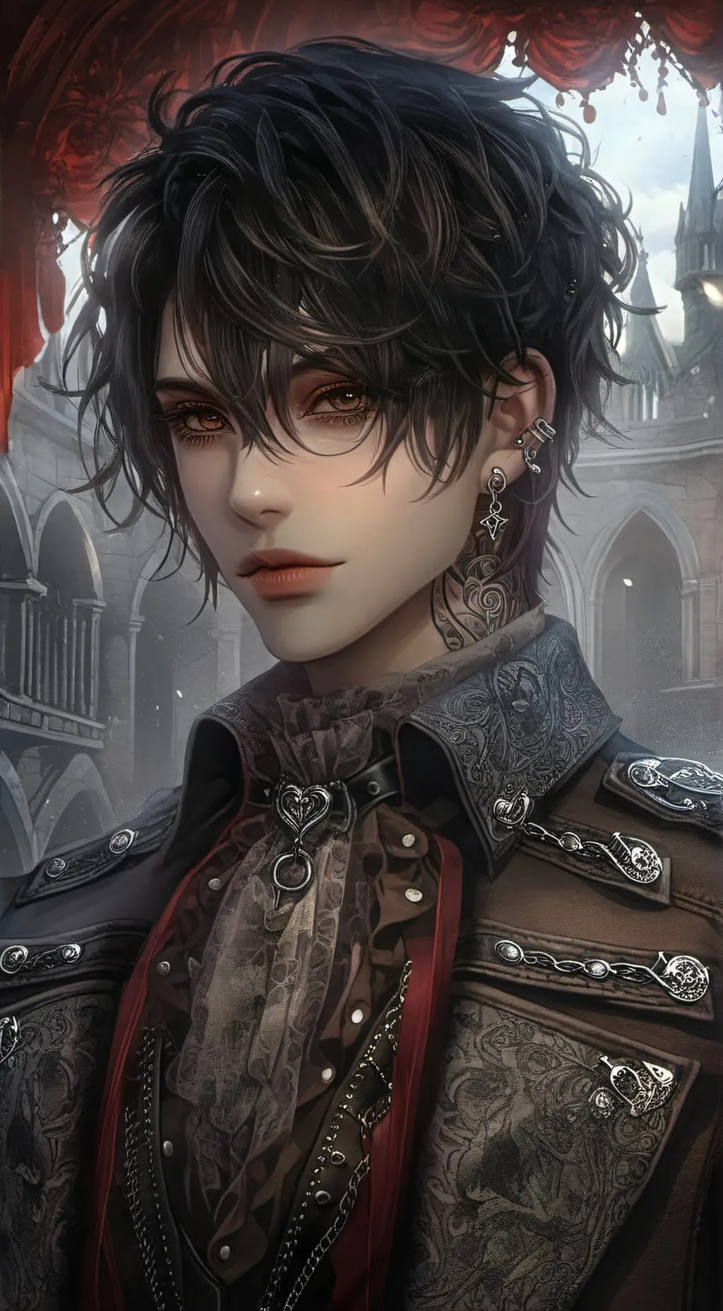 ai character: Dark-side background