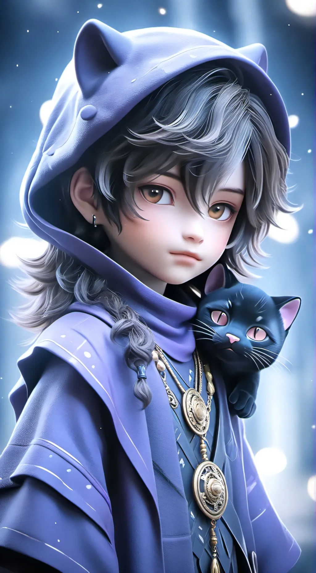 ai character: prince des hybride background