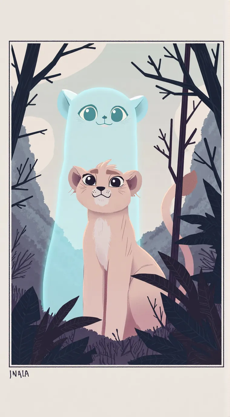 ai character: Nala  background