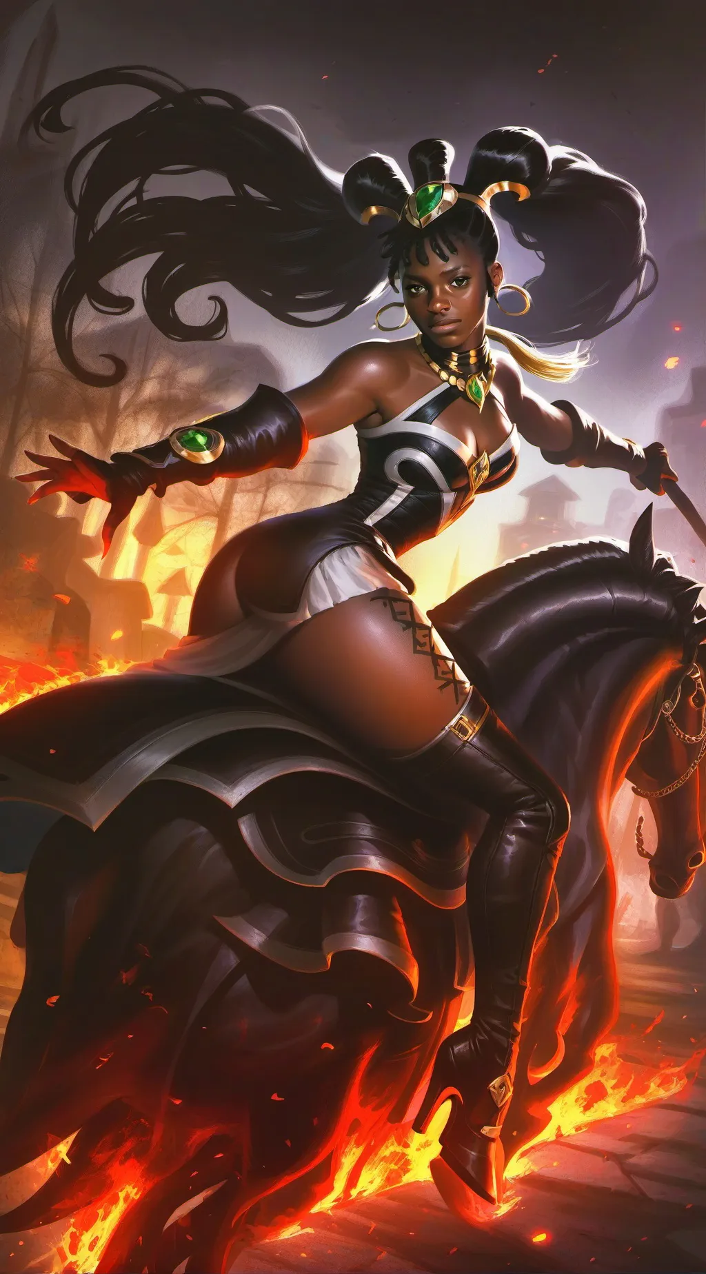 ai character: Tyla background