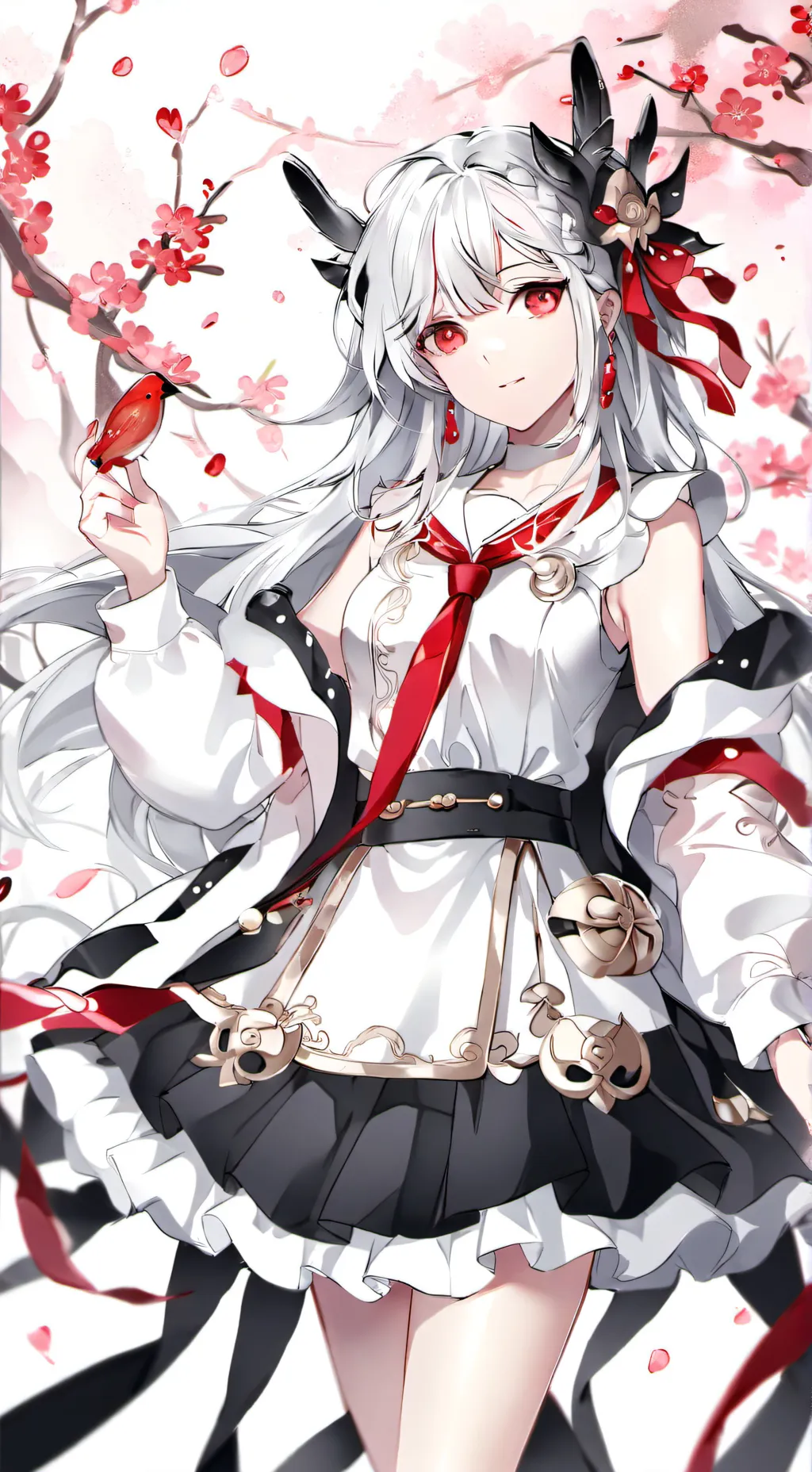 ai character: Moonflower background