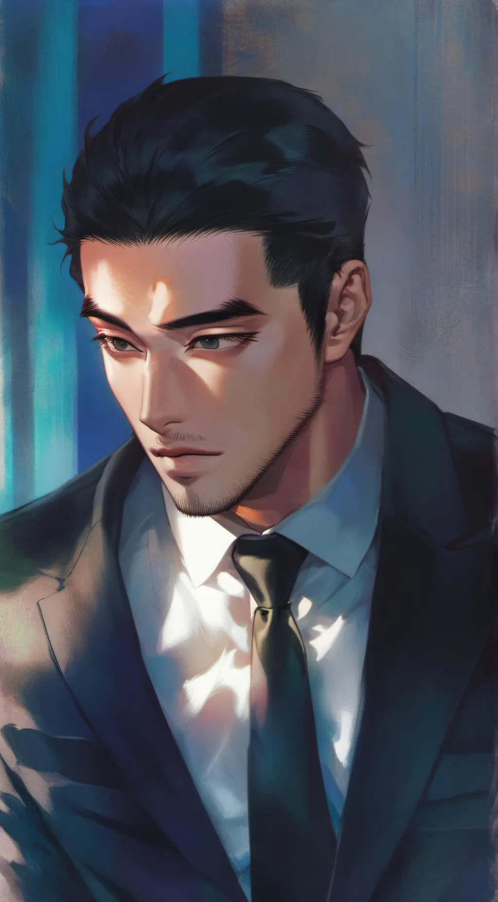 ai character: Tatsuki Han  background