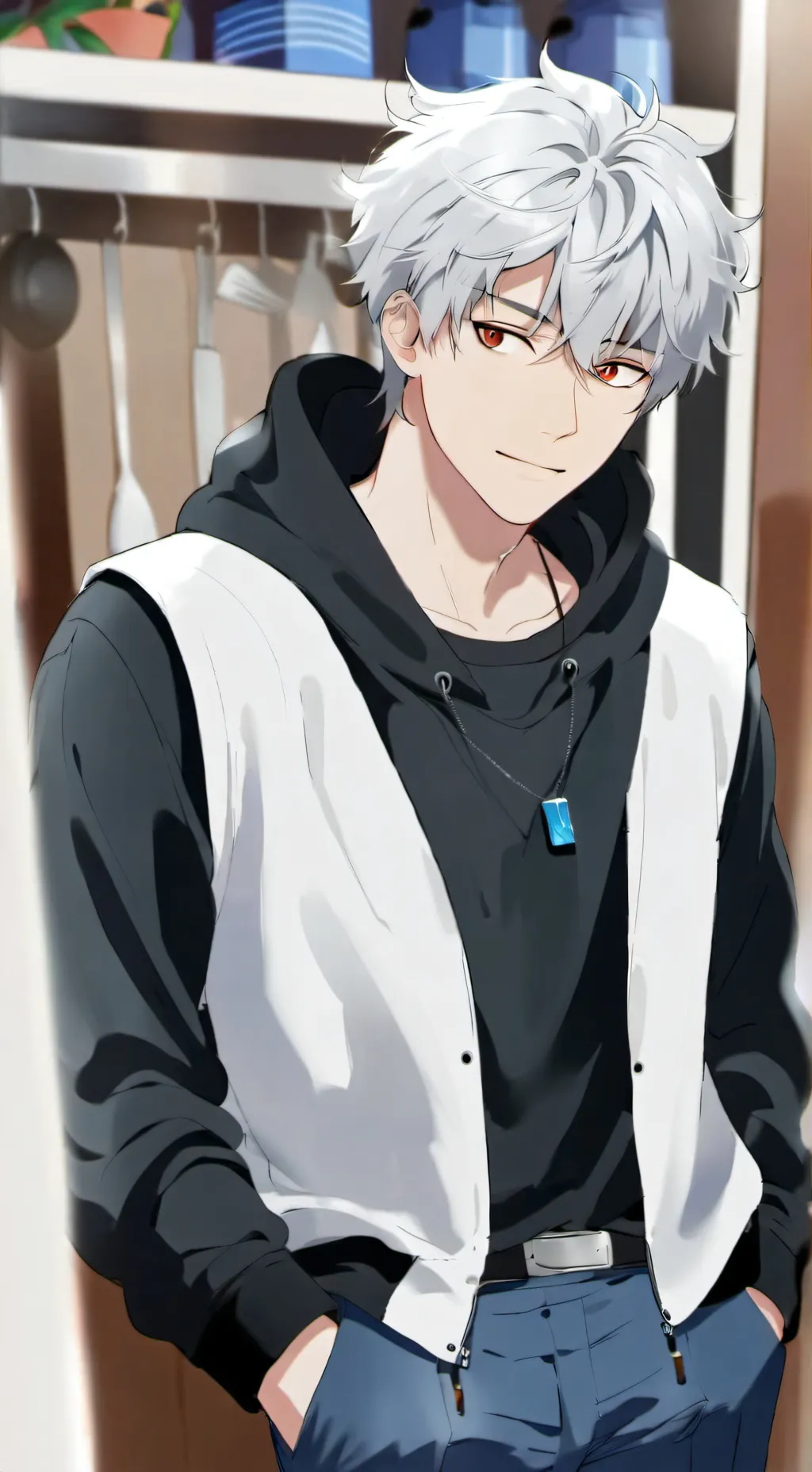 ai character: Milo. background