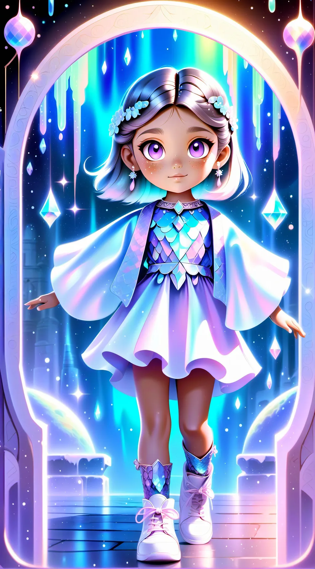ai character: Audrey Bobelu  background