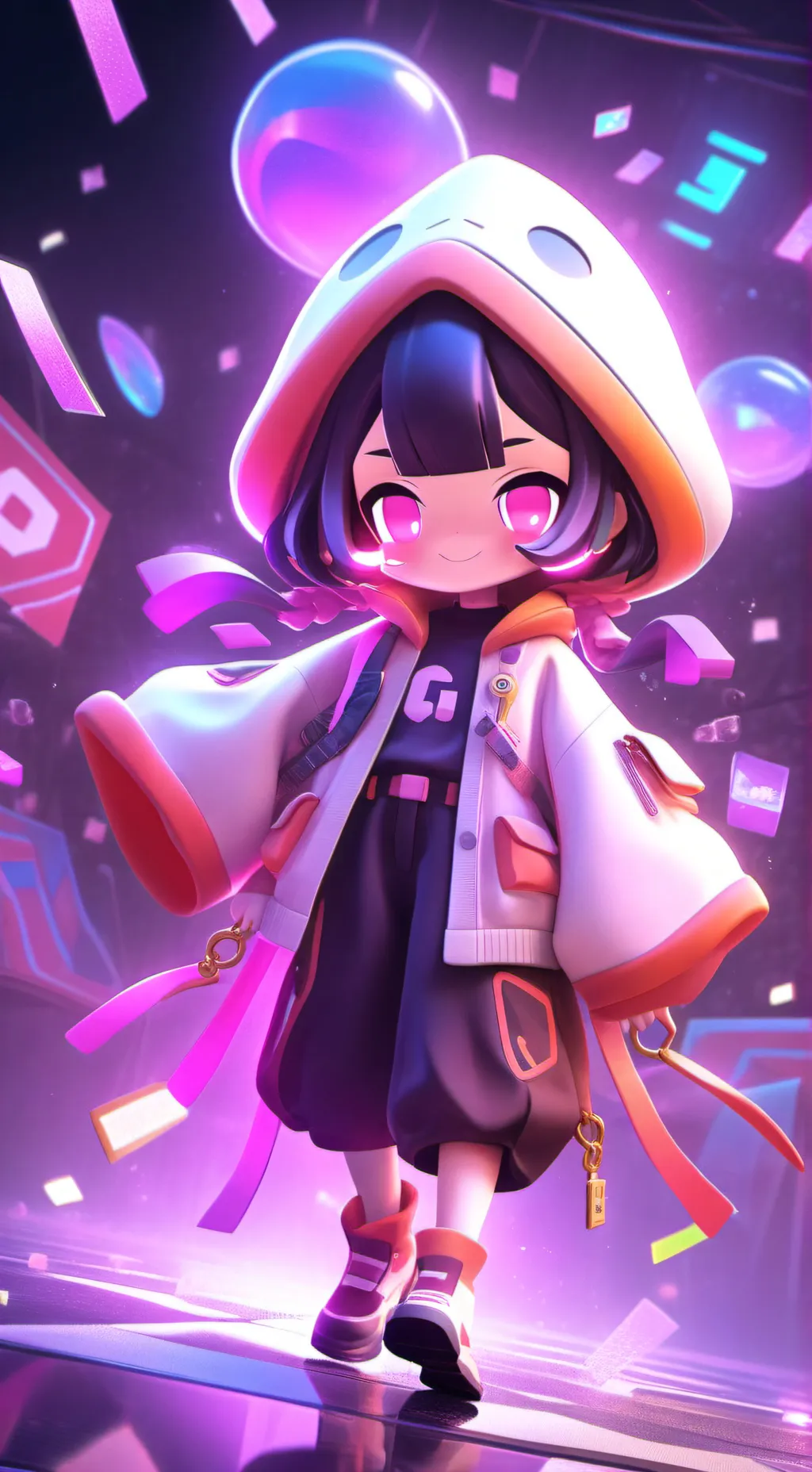 ai character: Squid game 4￼ background
