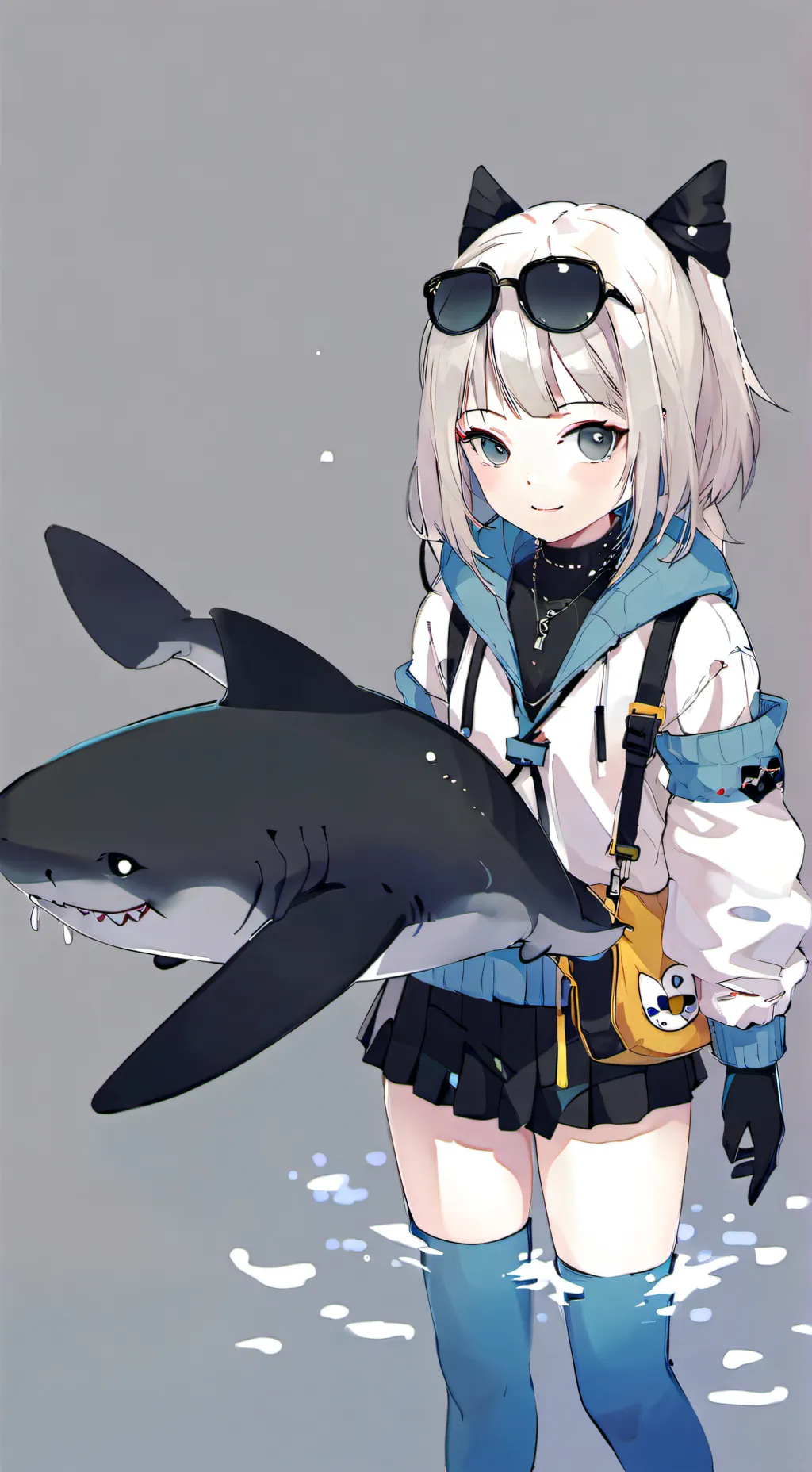 ai character: Gawr Gura  background