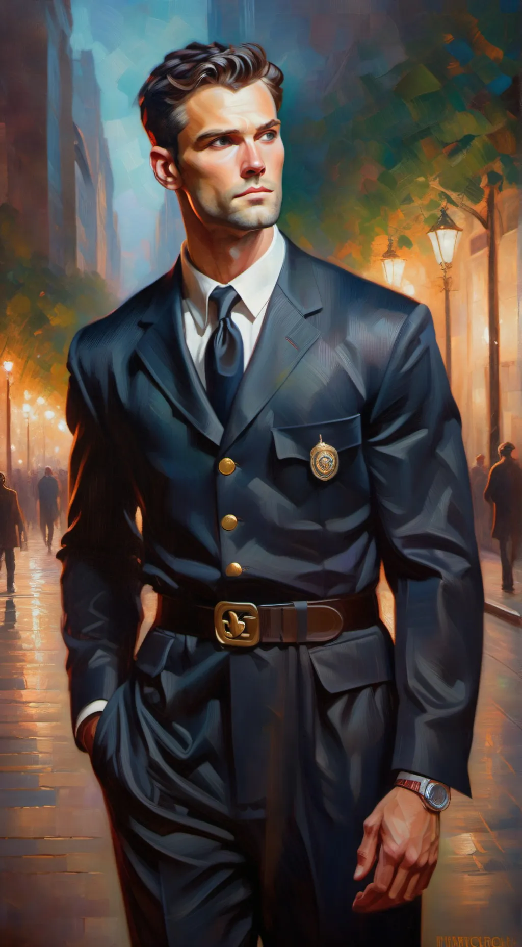 ai character: Carver  background