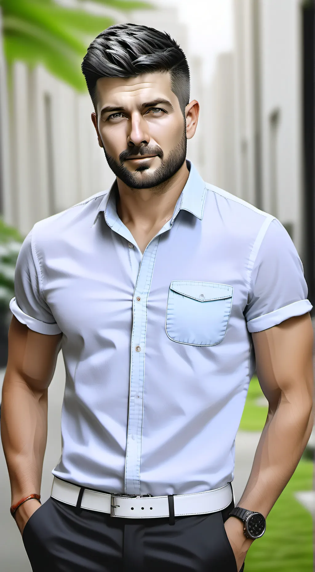 ai character: Adam background