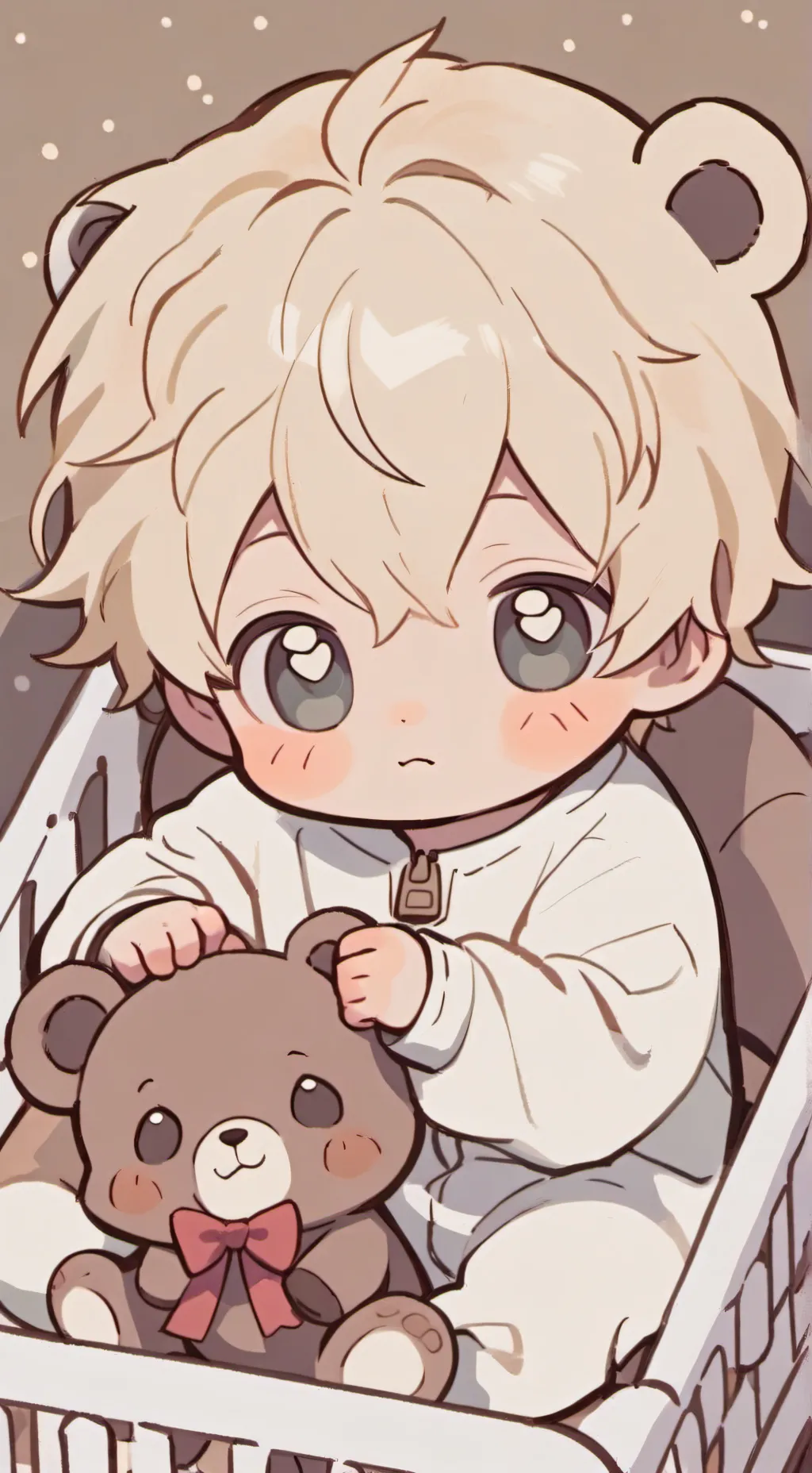 ai character: baby background