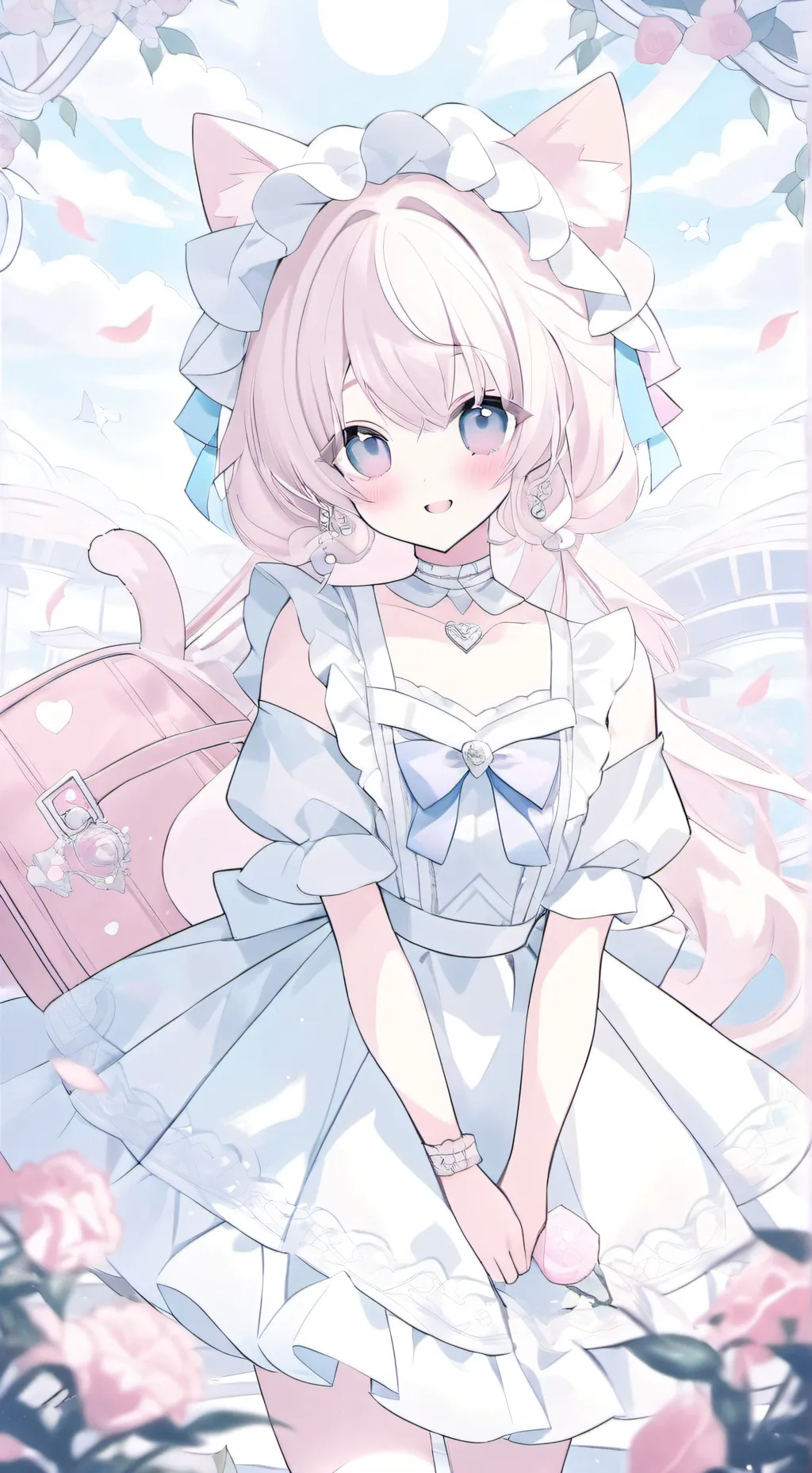 ai character: Sussiest uwu maid background