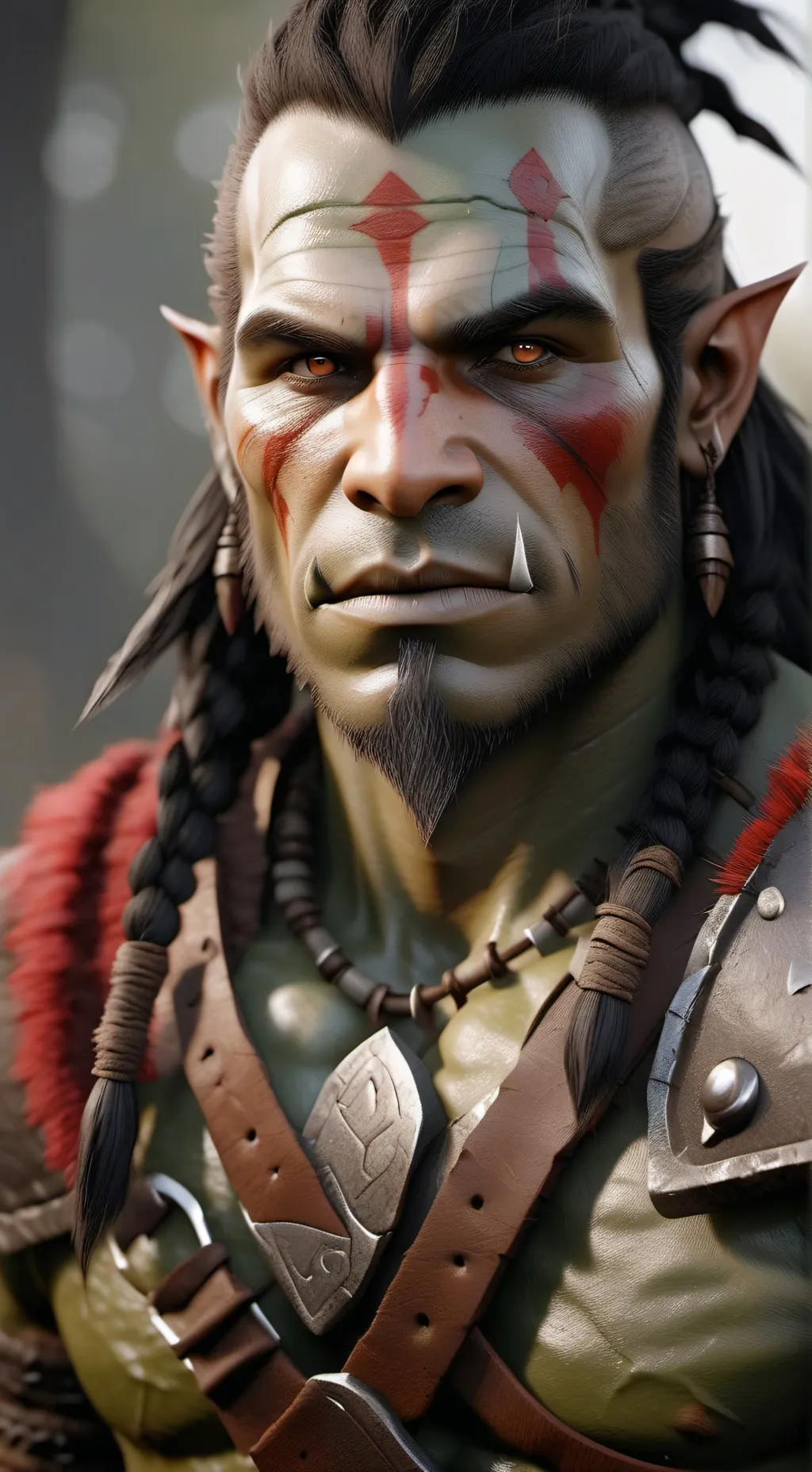 ai character: CHIEF BLOOD GORE background