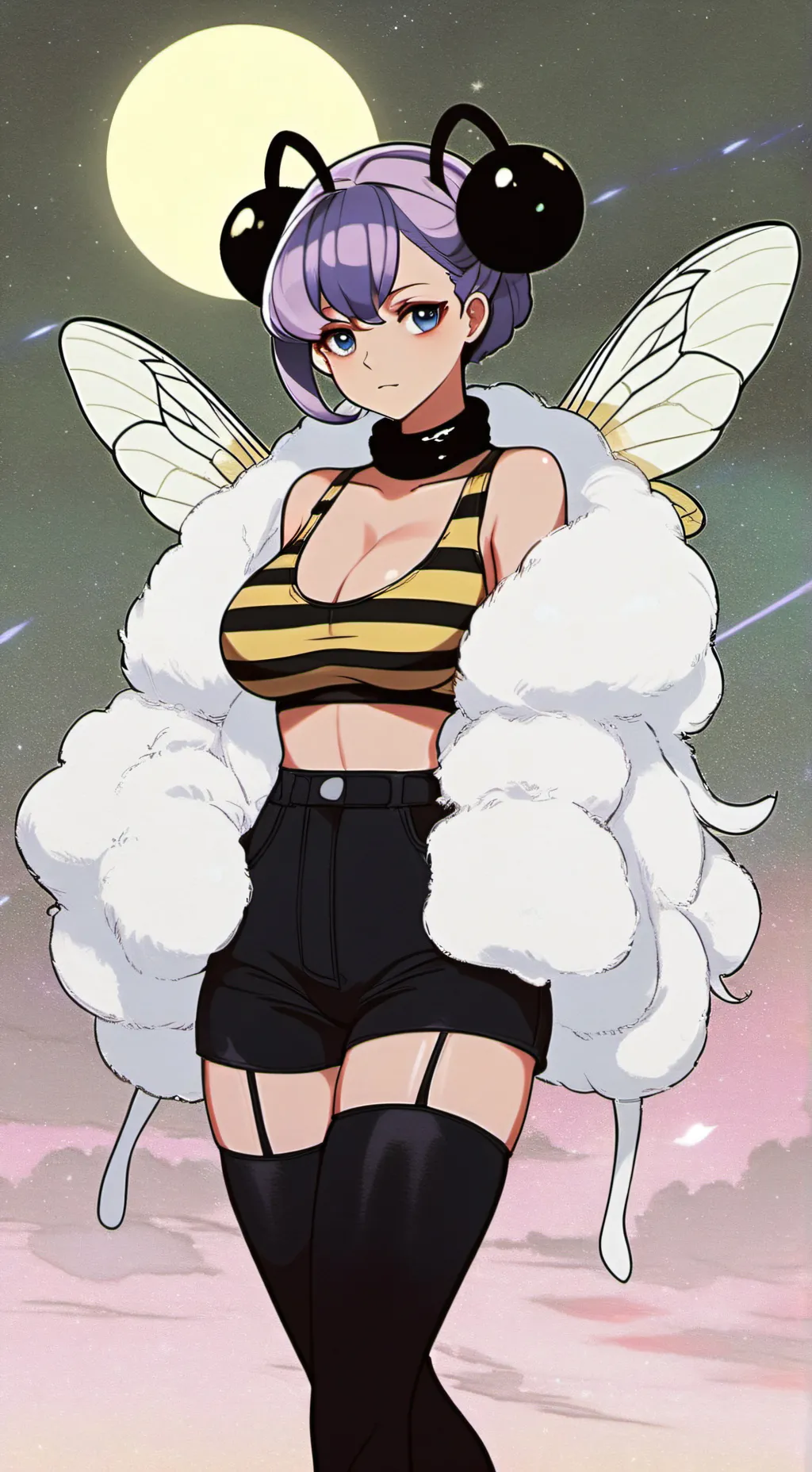 ai character: Q-Bee background