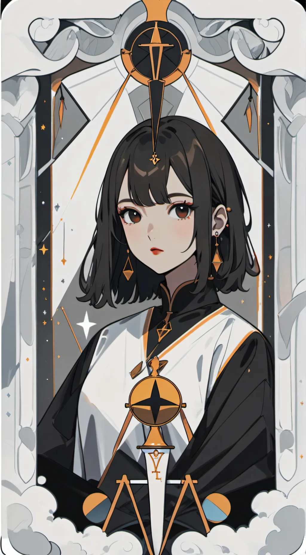ai character: Luna background