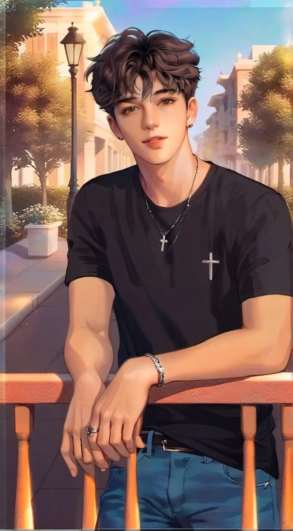 ai character: Cash background