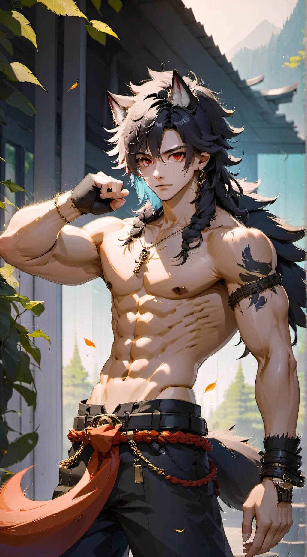 ai character: Shadow  background