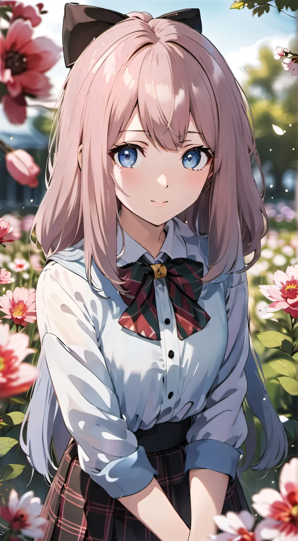 ai character: Sakura Akari background