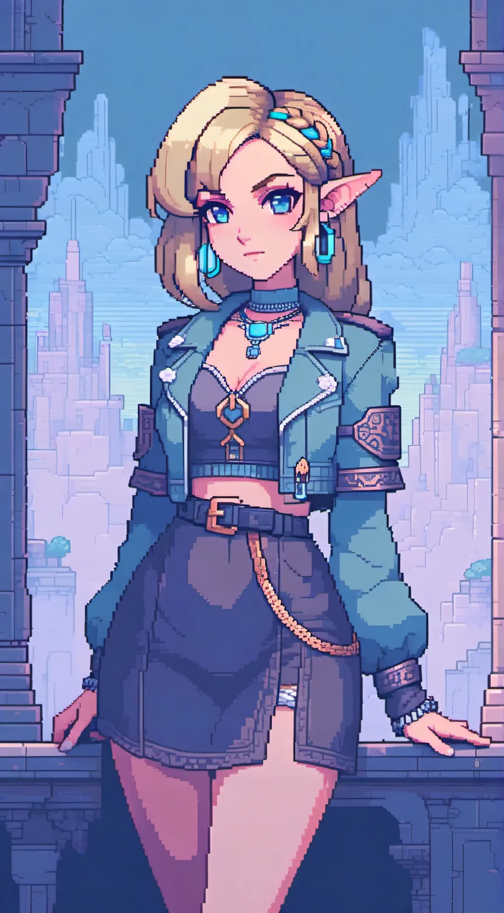 ai character: Zelda Wistrule background