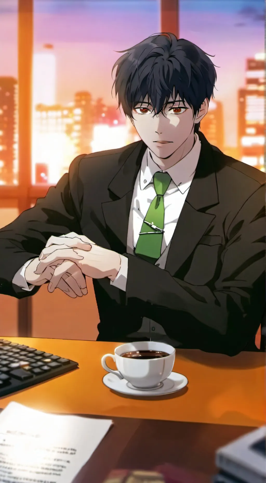 ai character: Quin  background