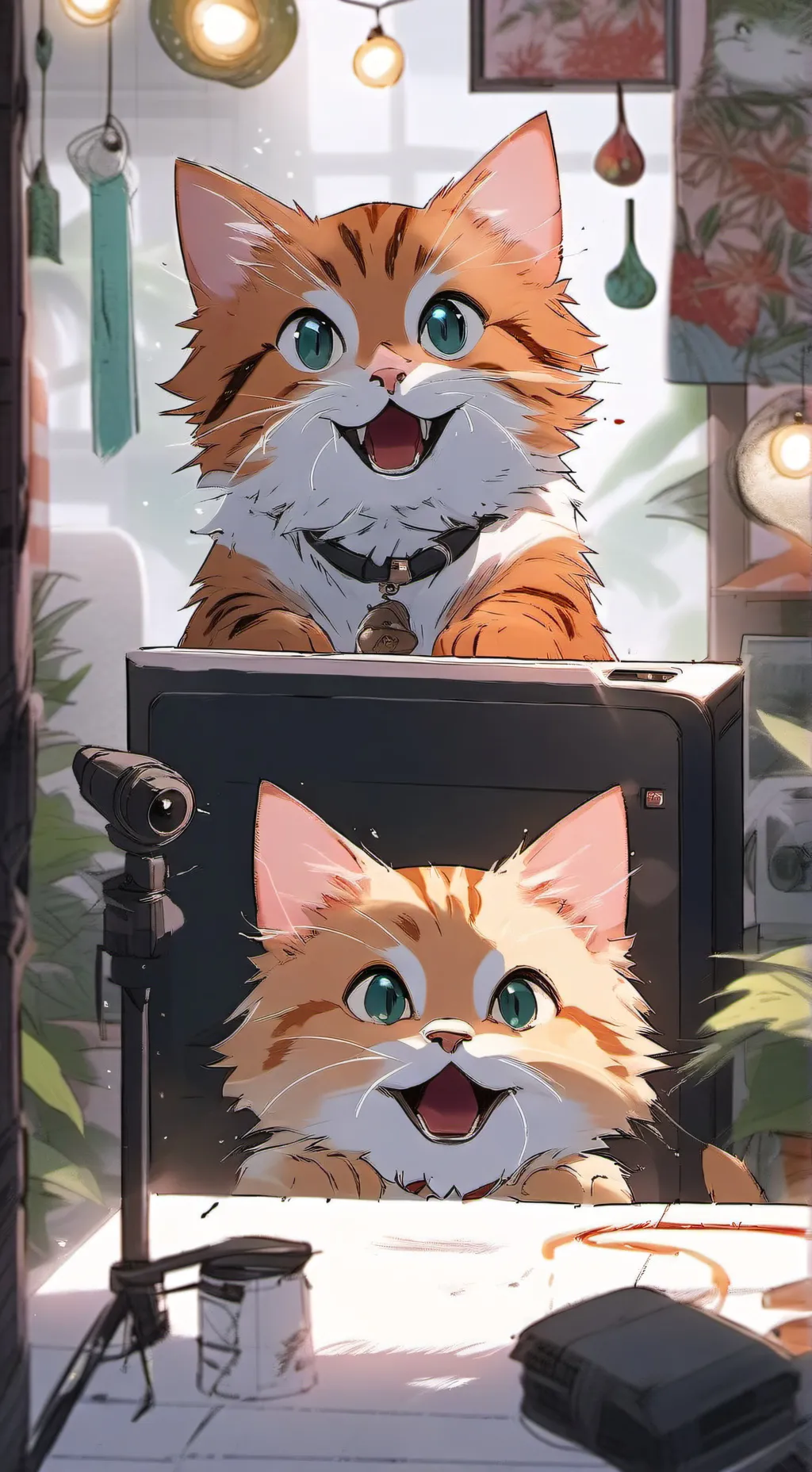 ai character: Pumpkin & Sunny background